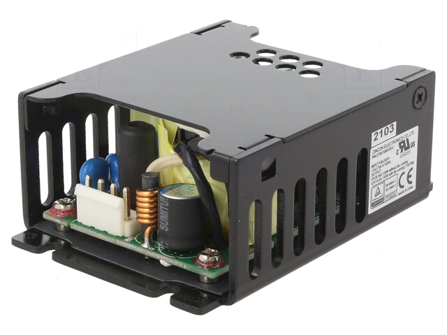 Voedingseenheid: schakelende; open; 130W; 80÷264VAC; 12VDC; 8,34A Voedingseenheid: schakelende; open; 130W; 80÷264VAC; 12VDC; 8,34A